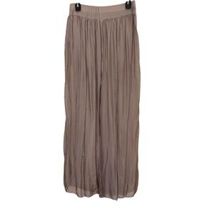 Lola Women’s Taupe Wide Leg Pants sz L
